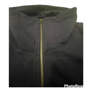 Lands End Cotton Zipup Sweater